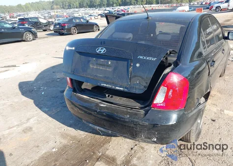 2011 Hyundai Accent Gls z USA, uszkodzony, nr VIN KMHCN4AC6BU617991